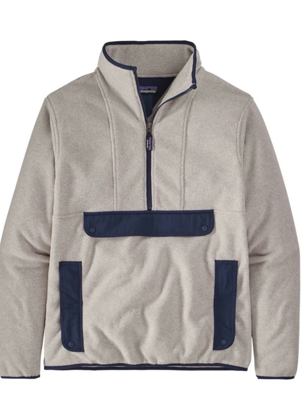 Patagonia Synchilla Recycled Fleece Anorak | Heathered Oatmeal | M XXL W XXXL
